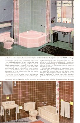 El Baño Ultramoderno de 1955 - Julio 1955