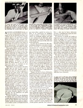 Guía de Uso General para Sierra de Mesa - Julio 1963