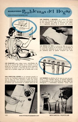 Resolviendo problemas del Hogar - Enero 1957