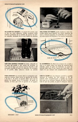 Resolviendo problemas del Hogar - Enero 1957