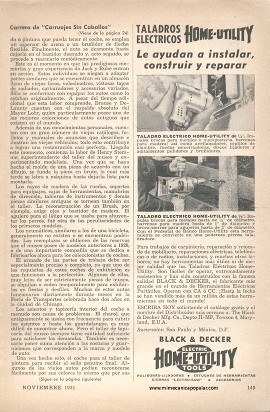 Carrera de Carruajes sin Caballos - Noviembre 1951