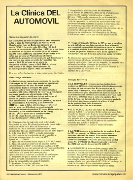 Clínica del Automóvil - Noviembre 1972