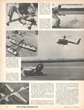 Concursos de Aeromodelismo - Octubre 1964