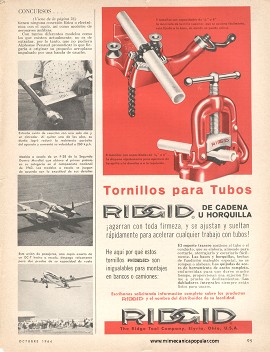 Concursos de Aeromodelismo - Octubre 1964