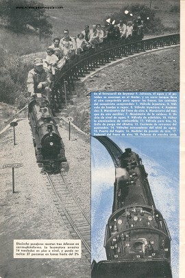 Novedosos Ferrocarriles Miniatura - Junio 1957