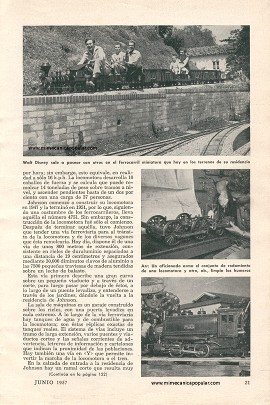 Novedosos Ferrocarriles Miniatura - Junio 1957