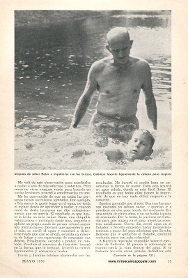 Cómo Enseñar a Nadar en Una Lección - Mayo 1959