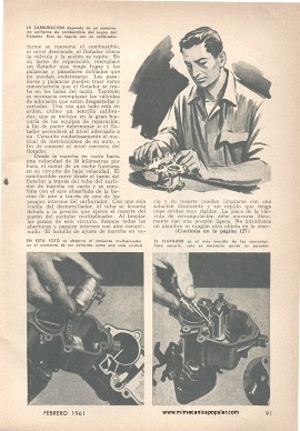 La Reparación de su Carburador -Febrero 1961