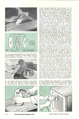 Use el Abrasivo-Lija Apropiado - Parte III - Agosto 1950