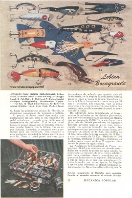 Para el pescador: Cómo Tentar a un Pez - Parte II - Julio 1949