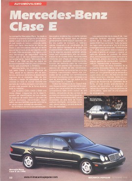 Mercedes-Benz Clase E - Septiembre 1995