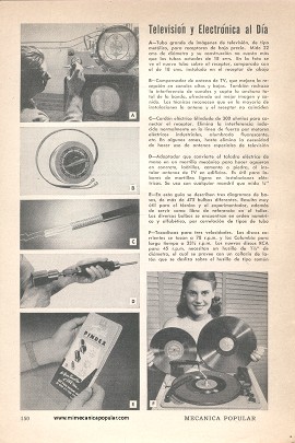 Televisión y Electrónica al Día - Julio 1949