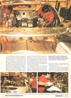 Cómo se fabrica un auto - Mayo 1989