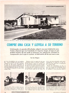 Compre una casa y llévela a su terreno - Diciembre 1968