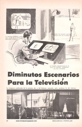 Diminutos Escenarios Para la Televisión - Enero 1960