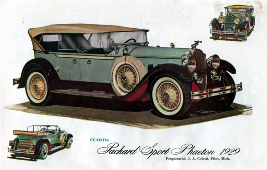 Cuarto - Packard Sport Phaeton 1929