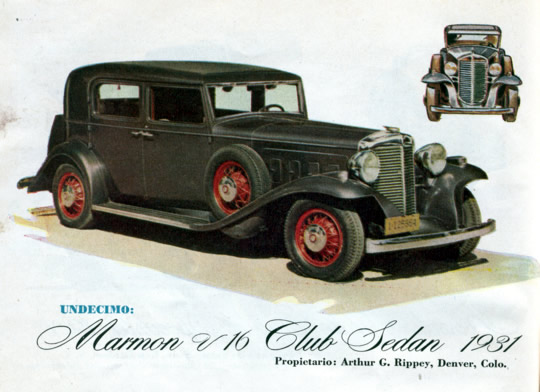 Undecimo - Marmon V16 Club Sedan 1931