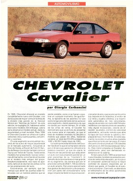 Chevrolet Cavalier - Junio 1994