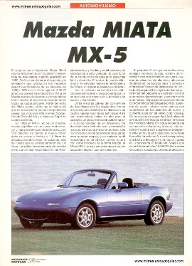 Mazda MIATA MX-5 - Noviembre 1994