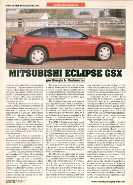Mitsubishi Eclipse GSX - Agosto 1992