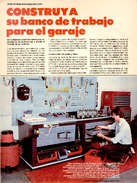 Construya su banco de trabajo para el garaje - Enero 1983