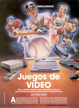 Los Videojuegos de Marzo 1989