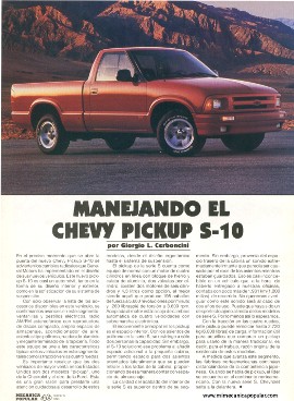 Chevy Pickup S-10 -Febrero 1994