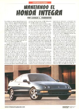 Honda Integra - Agosto 1994
