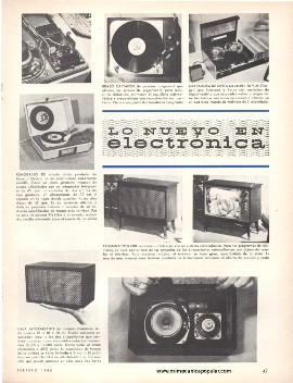 Lo nuevo en electrónica - Febrero 1966