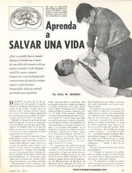 Aprenda a Salvar Una Vida - Agosto 1962