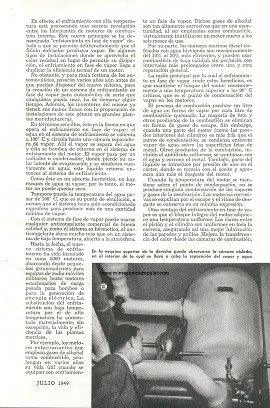 Enfriando Motores con Agua Hirviendo - Julio 1949