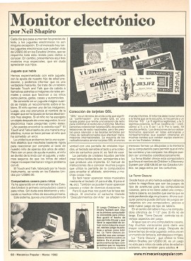 Monitor electrónico - Marzo 1982