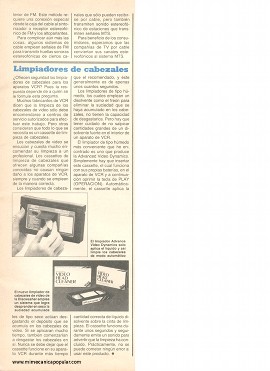 Video - Los televisores digitales - Septiembre 1986
