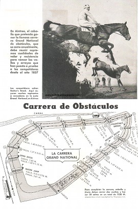 Carrera de Caballos con Obstáculos - Junio 1949
