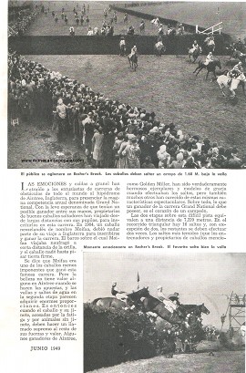 Carrera de Caballos con Obstáculos - Junio 1949