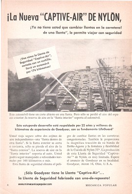 Publicidad - Neumáticos Goodyear - Octubre 1956