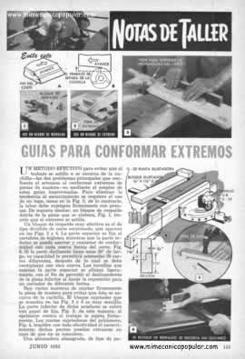 Guías para conformar extremos