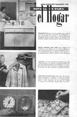 Novedades Para el Hogar  - Enero 1954