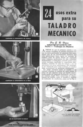 24 usos extra para su Taladro Mecánico - Parte I - Trabajos en Madera