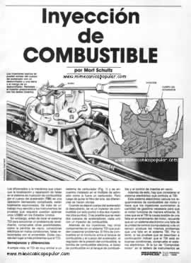 Inyección de Combustible - Febrero 1989