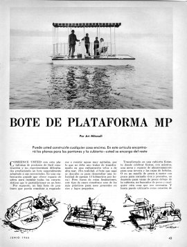 Bote de Plataforma MP - Junio 1966