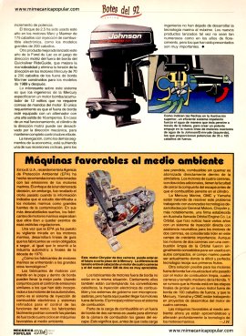 Botes del 92 - Nuevos Motores - Mayo 1992