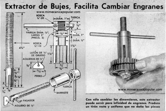 Extractor de Bujes - Junio 1948