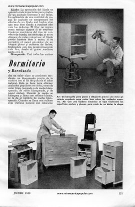 Mobiliario para su Dormitorio - Parte III - Junio 1949