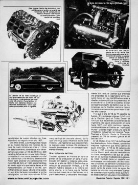 La Caída del Motor V8 - Agosto 1981