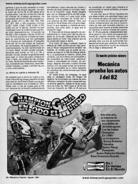 La Caída del Motor V8 - Agosto 1981