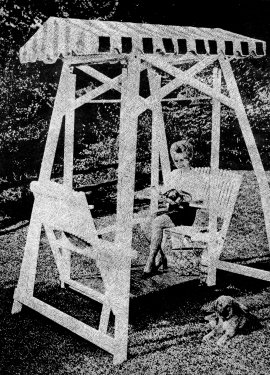 Construya un Columpio para el Jardín - Julio 1971