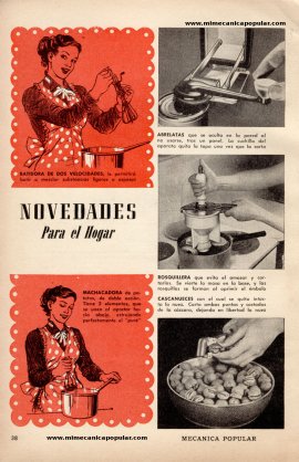 Novedades Para el Hogar - Febrero 1949