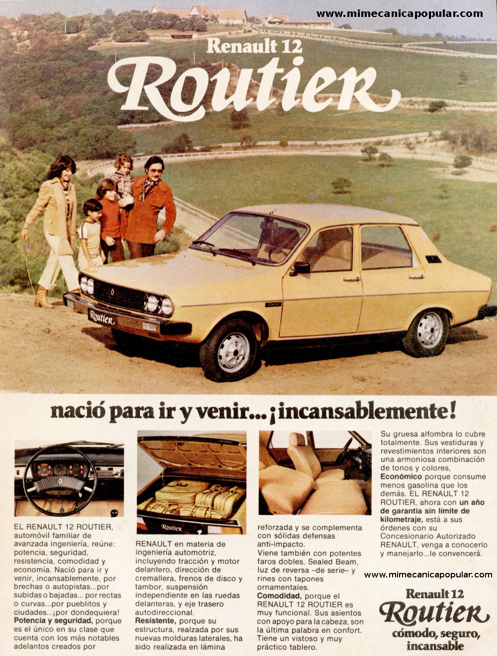 Publicidad - Renault 12 Routier - Septiembre 1979