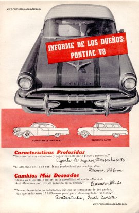 Análisis de Pontiac '55 - Julio 1955